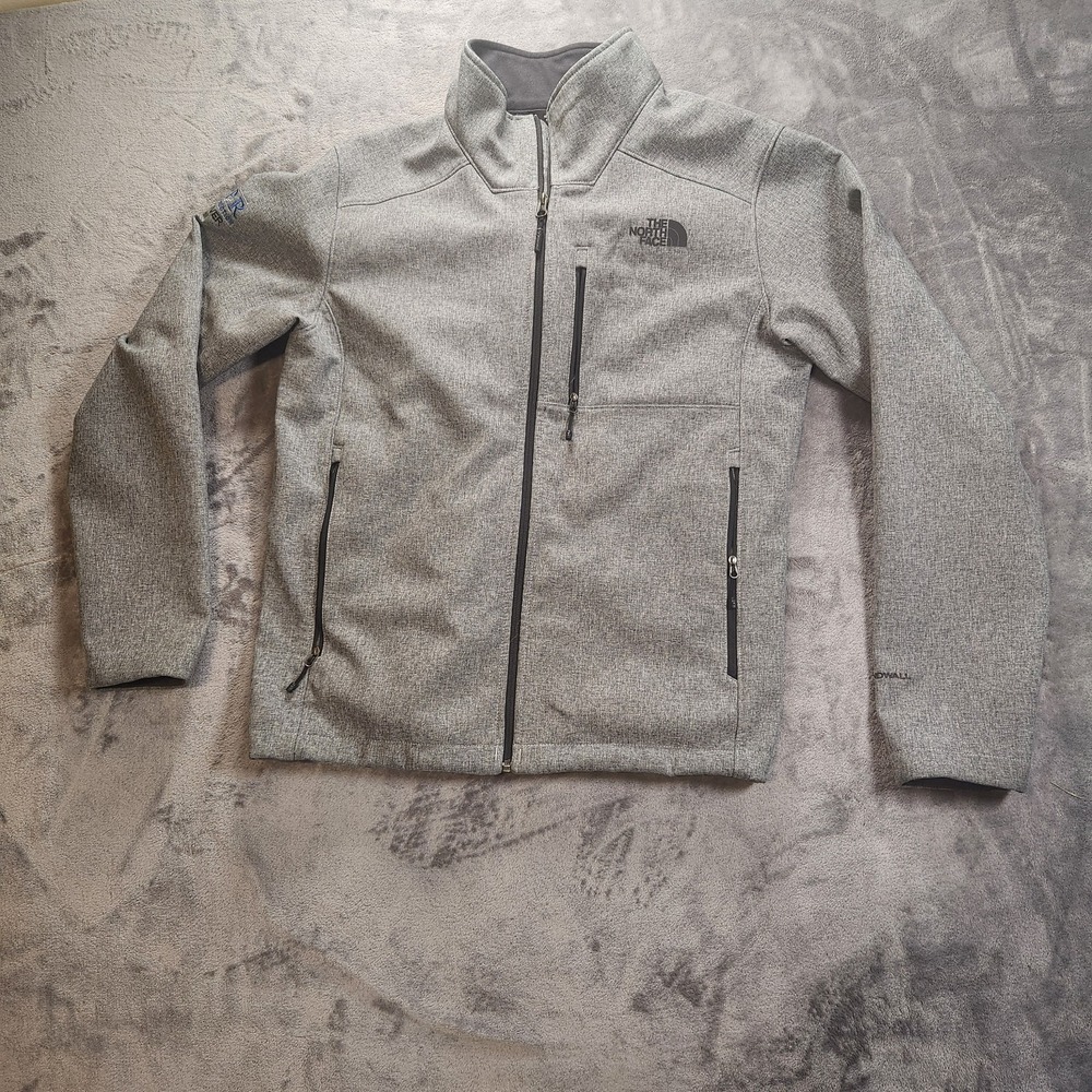 The North Face Jacket Mens Medium Gray Apex Barrier Soft Shell Gorpcore